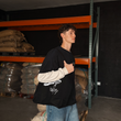 Load image into Gallery viewer, Theory Black Tote - Portafilter Design
