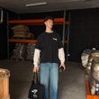 Load image into Gallery viewer, Theory Black Tote - Portafilter Design
